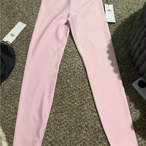 ALO Yoga 7/8 high waist airlift leggings women’s large nwt sweet pink